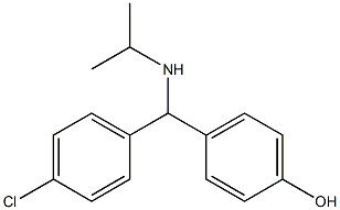  4-[(4-chlorophenyl)(propan-2-ylamino)methyl]phenol