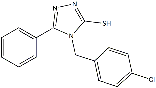 4-[(4-chlorophenyl)methyl]-5-phenyl-4H-1,2,4-triazole-3-thiol