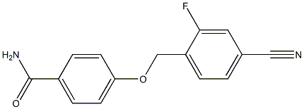 4-[(4-cyano-2-fluorophenyl)methoxy]benzamide