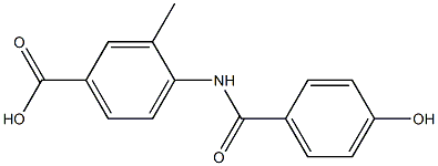 4-[(4-hydroxybenzene)amido]-3-methylbenzoic acid