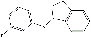 N-(3-fluorophenyl)-2,3-dihydro-1H-inden-1-amine Struktur