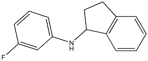 N-(3-fluorophenyl)-2,3-dihydro-1H-inden-1-amine Structure