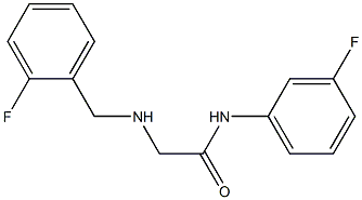  N-(3-fluorophenyl)-2-{[(2-fluorophenyl)methyl]amino}acetamide