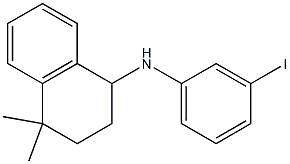 N-(3-iodophenyl)-4,4-dimethyl-1,2,3,4-tetrahydronaphthalen-1-amine Structure