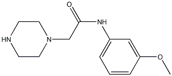 N-(3-methoxyphenyl)-2-(piperazin-1-yl)acetamide