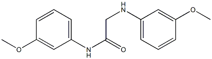 N-(3-methoxyphenyl)-2-[(3-methoxyphenyl)amino]acetamide