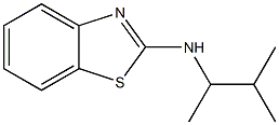 N-(3-methylbutan-2-yl)-1,3-benzothiazol-2-amine,,结构式