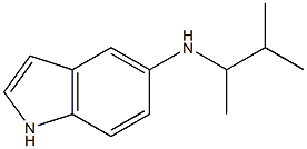 N-(3-methylbutan-2-yl)-1H-indol-5-amine 结构式