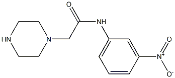 N-(3-nitrophenyl)-2-(piperazin-1-yl)acetamide|