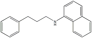 N-(3-phenylpropyl)naphthalen-1-amine Structure