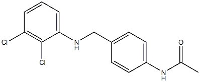  N-(4-{[(2,3-dichlorophenyl)amino]methyl}phenyl)acetamide