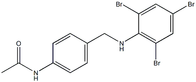  N-(4-{[(2,4,6-tribromophenyl)amino]methyl}phenyl)acetamide