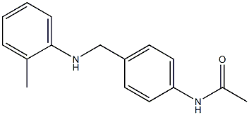 N-(4-{[(2-methylphenyl)amino]methyl}phenyl)acetamide Structure