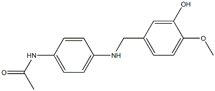 N-(4-{[(3-hydroxy-4-methoxyphenyl)methyl]amino}phenyl)acetamide