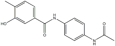  N-(4-acetamidophenyl)-3-hydroxy-4-methylbenzamide