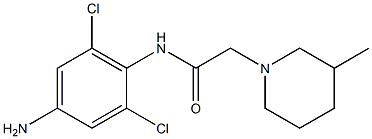 N-(4-amino-2,6-dichlorophenyl)-2-(3-methylpiperidin-1-yl)acetamide|