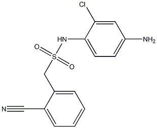 N-(4-amino-2-chlorophenyl)-1-(2-cyanophenyl)methanesulfonamide