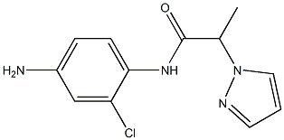 N-(4-amino-2-chlorophenyl)-2-(1H-pyrazol-1-yl)propanamide