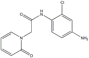 N-(4-amino-2-chlorophenyl)-2-(2-oxopyridin-1(2H)-yl)acetamide,,结构式