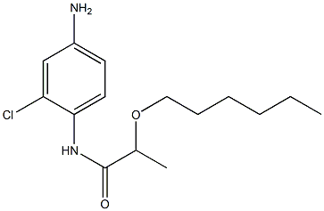 N-(4-amino-2-chlorophenyl)-2-(hexyloxy)propanamide