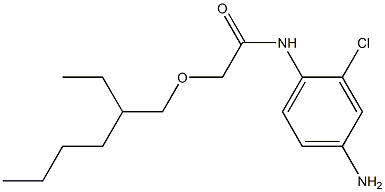 N-(4-amino-2-chlorophenyl)-2-[(2-ethylhexyl)oxy]acetamide Structure