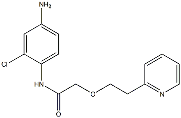  N-(4-amino-2-chlorophenyl)-2-[2-(pyridin-2-yl)ethoxy]acetamide