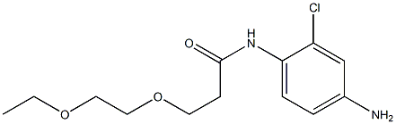 N-(4-amino-2-chlorophenyl)-3-(2-ethoxyethoxy)propanamide Struktur