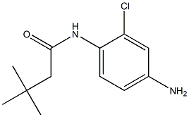 N-(4-amino-2-chlorophenyl)-3,3-dimethylbutanamide 化学構造式