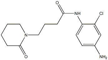 N-(4-amino-2-chlorophenyl)-4-(2-oxopiperidin-1-yl)butanamide Structure