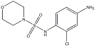 N-(4-amino-2-chlorophenyl)morpholine-4-sulfonamide Structure