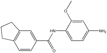 N-(4-amino-2-methoxyphenyl)-2,3-dihydro-1H-indene-5-carboxamide Structure