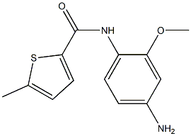 N-(4-amino-2-methoxyphenyl)-5-methylthiophene-2-carboxamide Struktur