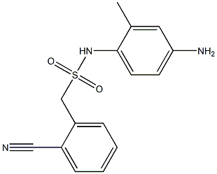 N-(4-amino-2-methylphenyl)-1-(2-cyanophenyl)methanesulfonamide