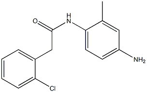 N-(4-amino-2-methylphenyl)-2-(2-chlorophenyl)acetamide 结构式