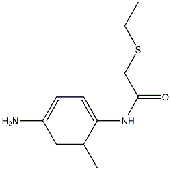 N-(4-amino-2-methylphenyl)-2-(ethylsulfanyl)acetamide