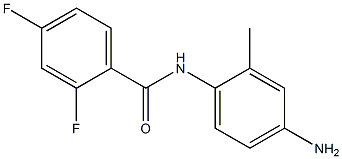 N-(4-amino-2-methylphenyl)-2,4-difluorobenzamide 结构式