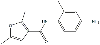 N-(4-amino-2-methylphenyl)-2,5-dimethyl-3-furamide Struktur