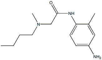 N-(4-amino-2-methylphenyl)-2-[butyl(methyl)amino]acetamide Structure