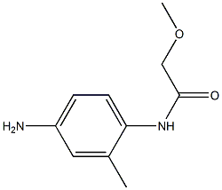 N-(4-amino-2-methylphenyl)-2-methoxyacetamide 化学構造式