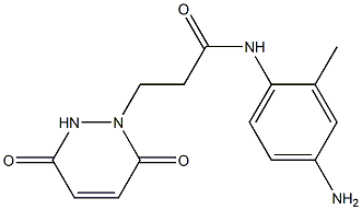 N-(4-amino-2-methylphenyl)-3-(3,6-dioxo-3,6-dihydropyridazin-1(2H)-yl)propanamide Struktur