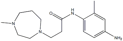 N-(4-amino-2-methylphenyl)-3-(4-methyl-1,4-diazepan-1-yl)propanamide