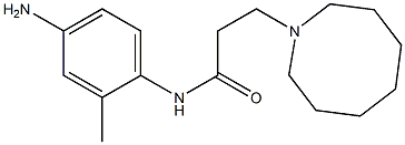 N-(4-amino-2-methylphenyl)-3-(azocan-1-yl)propanamide|