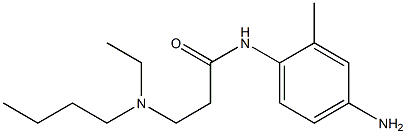 N-(4-amino-2-methylphenyl)-3-[butyl(ethyl)amino]propanamide