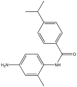 N-(4-amino-2-methylphenyl)-4-(propan-2-yl)benzamide 化学構造式