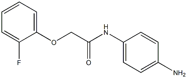 N-(4-aminophenyl)-2-(2-fluorophenoxy)acetamide Struktur