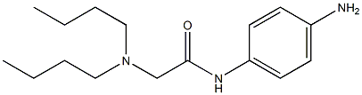 N-(4-aminophenyl)-2-(dibutylamino)acetamide 化学構造式