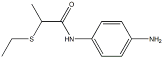 N-(4-aminophenyl)-2-(ethylsulfanyl)propanamide Structure