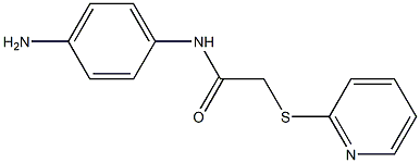 N-(4-aminophenyl)-2-(pyridin-2-ylsulfanyl)acetamide