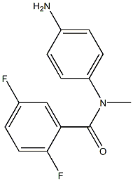 N-(4-aminophenyl)-2,5-difluoro-N-methylbenzamide Structure