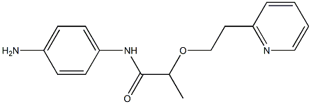 N-(4-aminophenyl)-2-[2-(pyridin-2-yl)ethoxy]propanamide